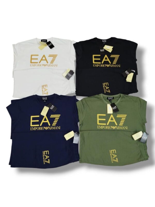 EA7 T-shirt and short pant set